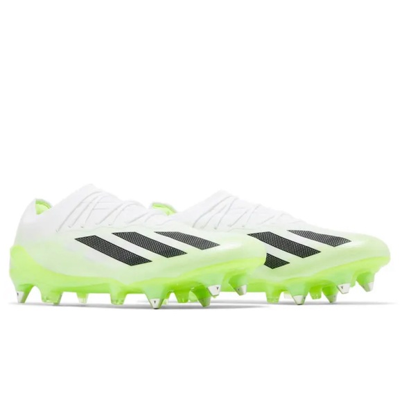 Adidas X Crazyfast.1 FG (White/Lime) cleats main image 8